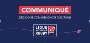 proD2 – Loïc JAMMES (Provence Rugby) et Pio MUARUA (Nevers) devant la commission de discipline