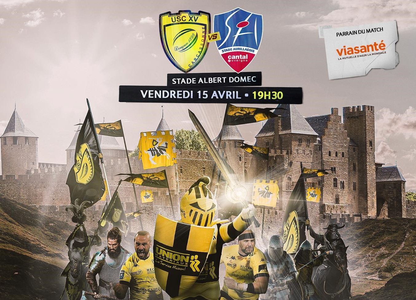ProD2 : Carcassonne / Aurillac – attention match piège.