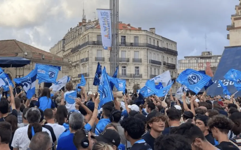 Top 14: Montpellier celebra os seus heroes na Place de la Comédie