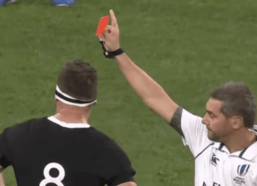 Bagong pagsubok ng kapalit pagkatapos ng red card ng Rugby Championship