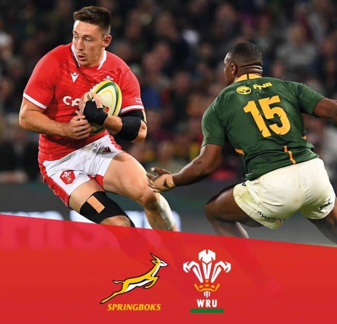 Rugby: Le pays de Galles remporte la 1re victoire en Afrique du Sud de son histoire