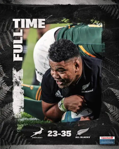 Rugby: despois de 3 derrotas seguidas, Nova Zelanda reúnese en Sudáfrica
