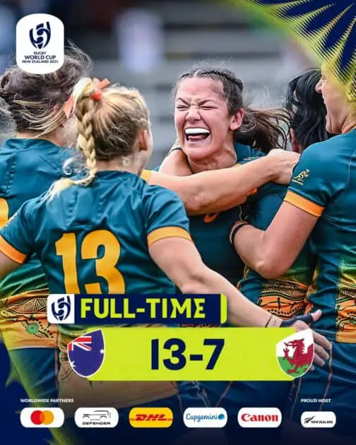 Mondial féminin de rugby: l'Australie qualifiée pour les quarts