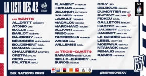 liste xv de France