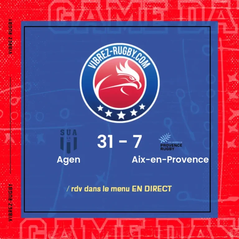 résultat Agen - Aix-en-Provence