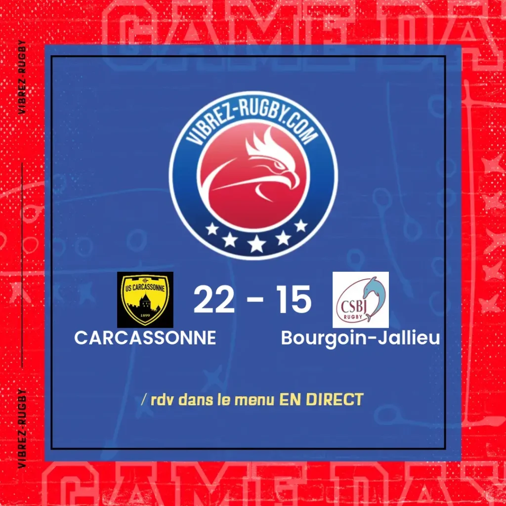 résultat Carcassonne - Bourgoin