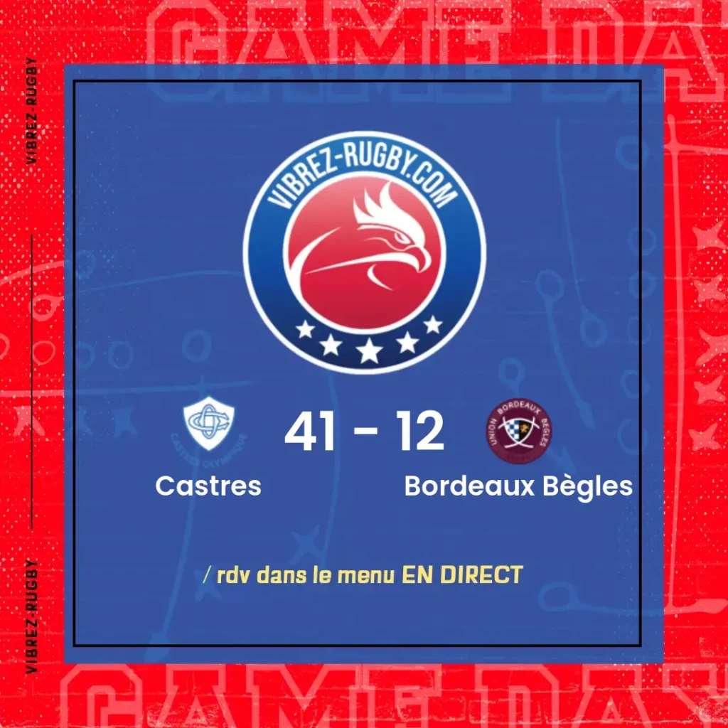 résultat Castres - Bordeaux Bègles