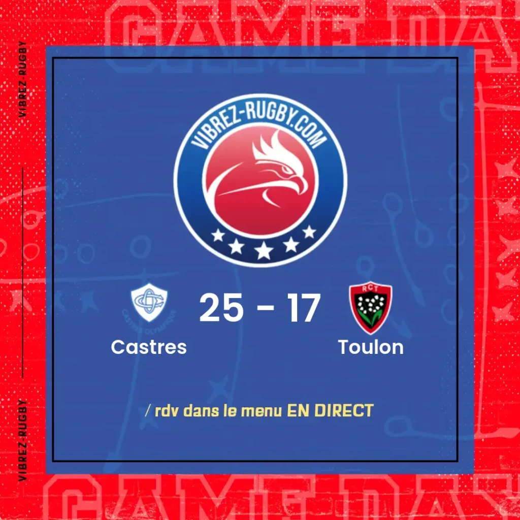 résultat Castres - Toulon