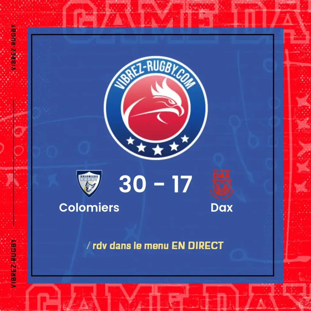 résultat Colomiers - Dax