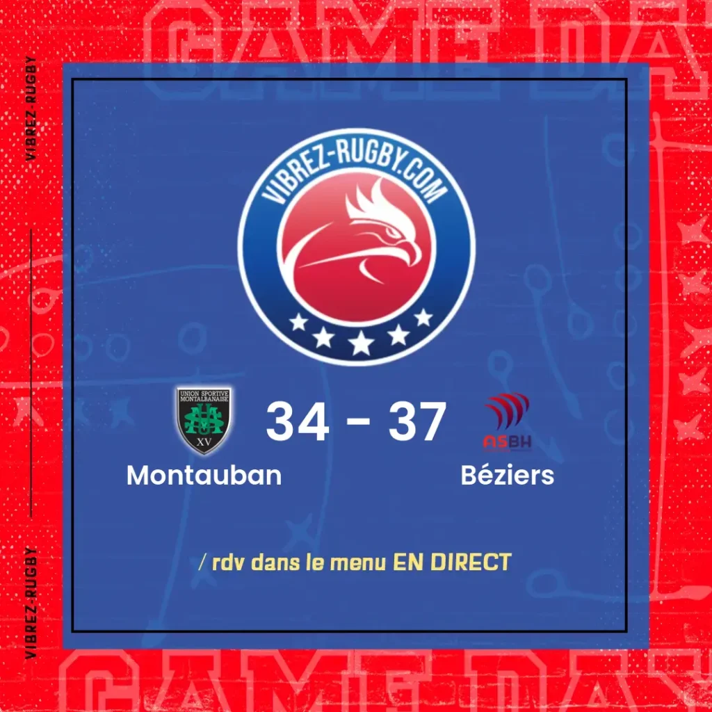résultat Montauban - Béziers