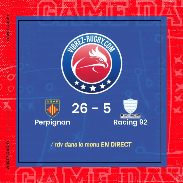 résultat Perpignan - Racing 92