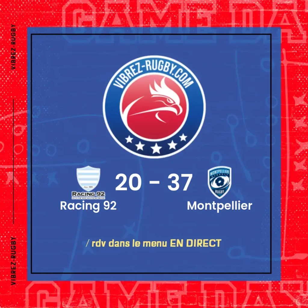 résultat Racing 92 - Montpellier