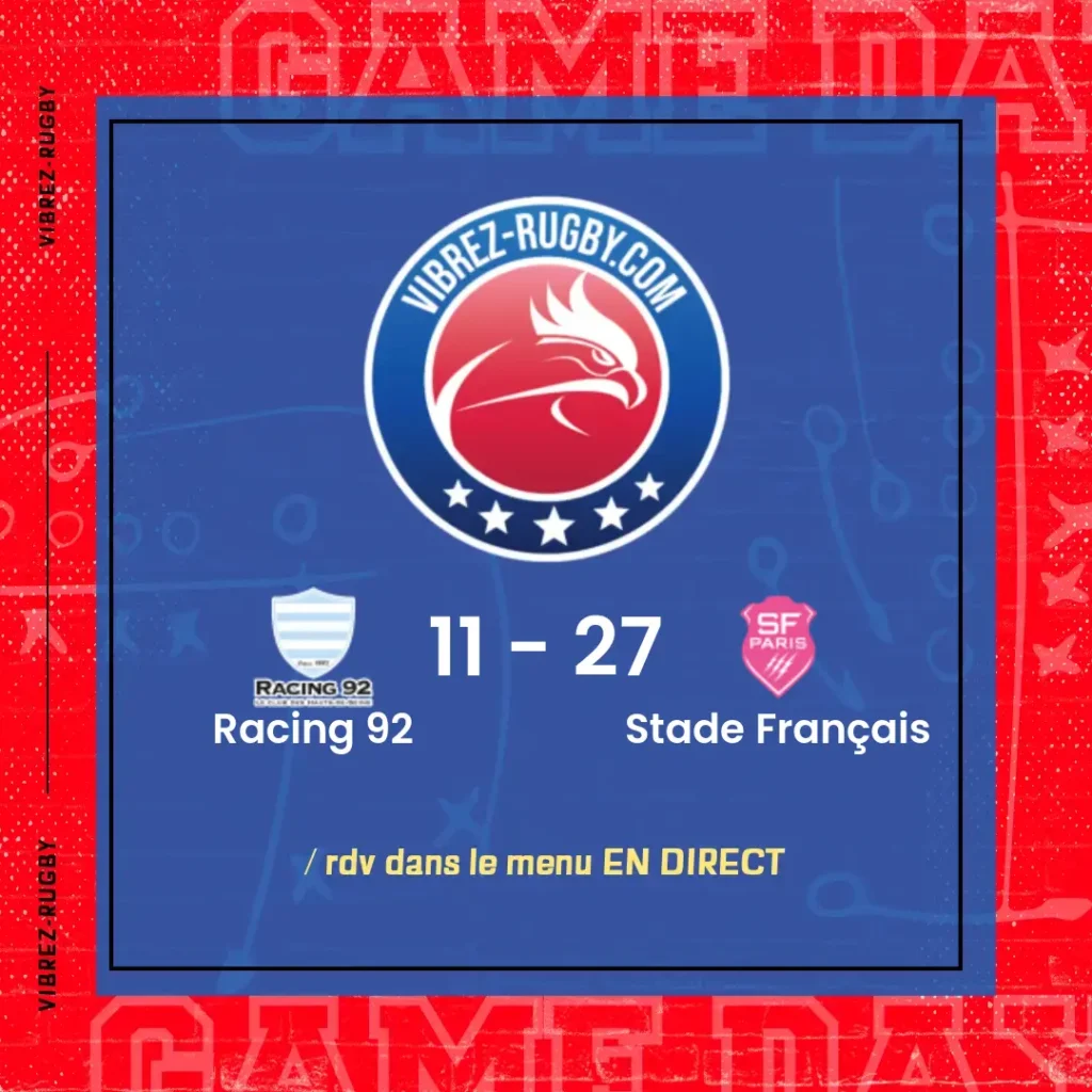 résultat Racing 92 - Stade Français