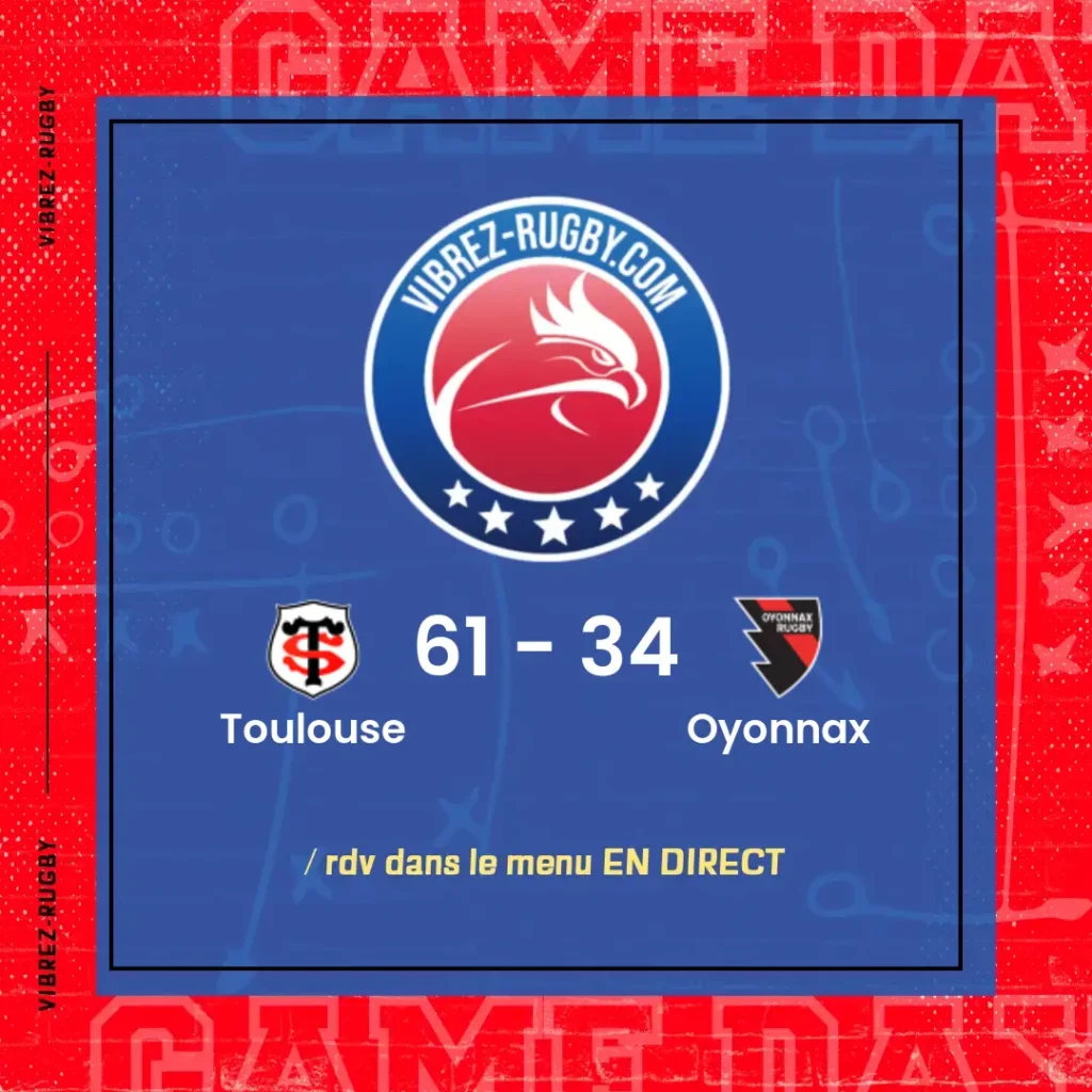 résultat Toulouse - Oyonnax