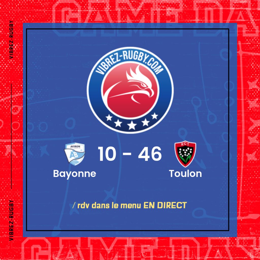 résultat Bayonne - Toulon