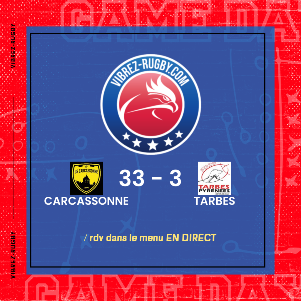 résultat Carcassonne - Tarbes