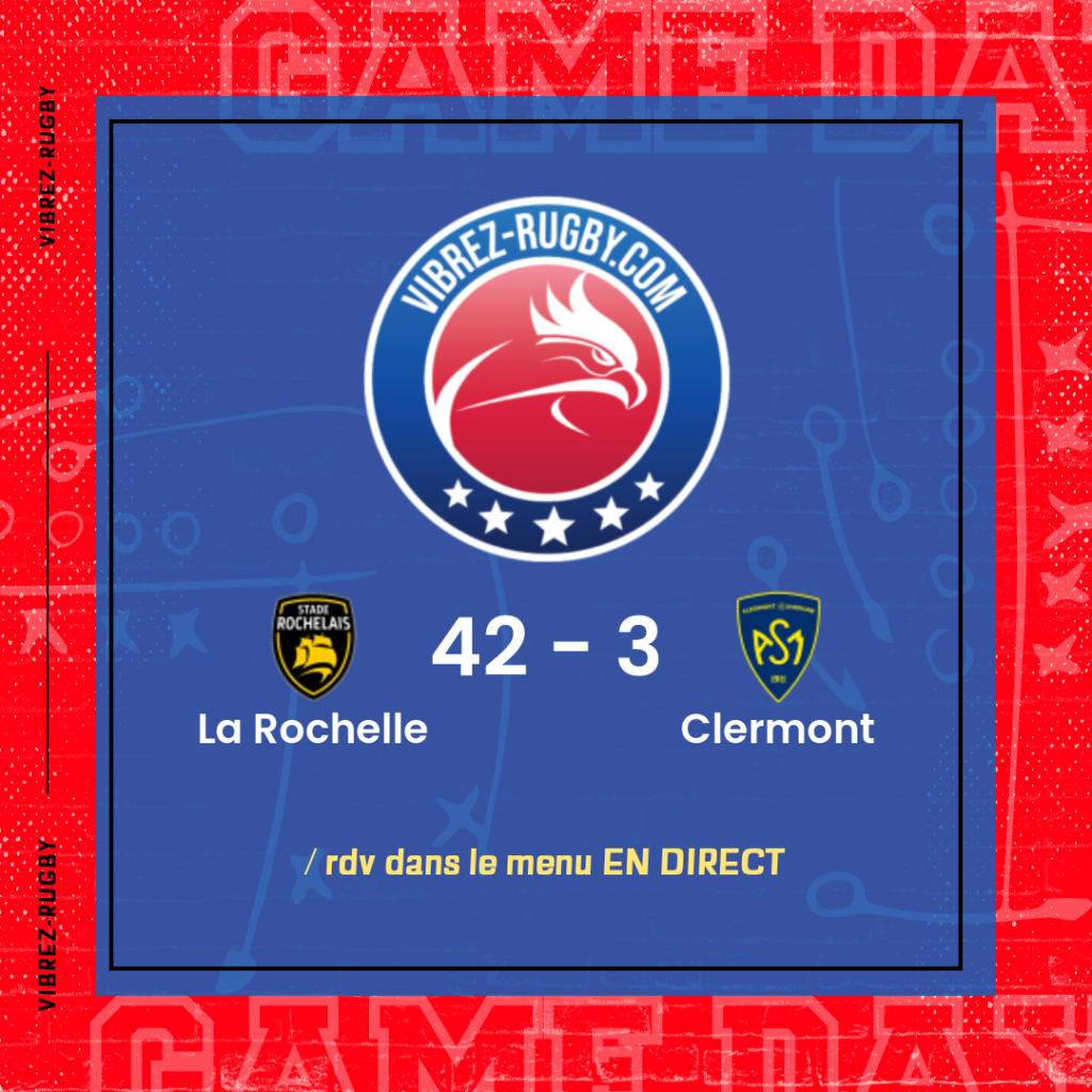 résultat La Rochelle - Clermont