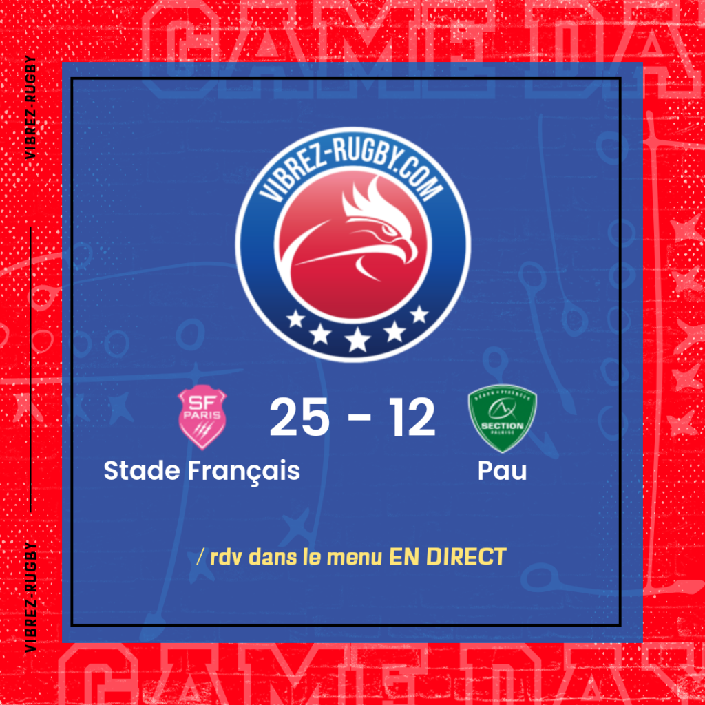 résultat Stade Français - Pau
