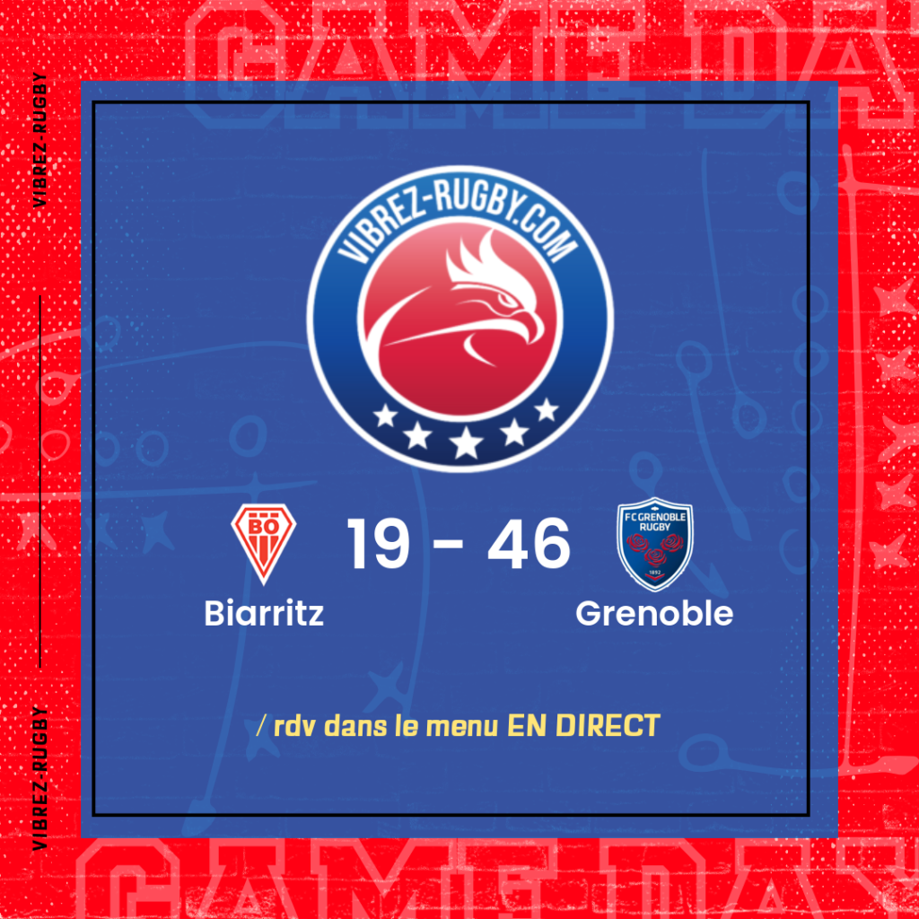 résultat Biarritz - Grenoble