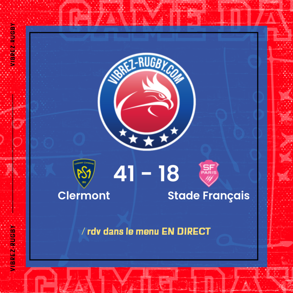 résultat Clermont - Stade Français