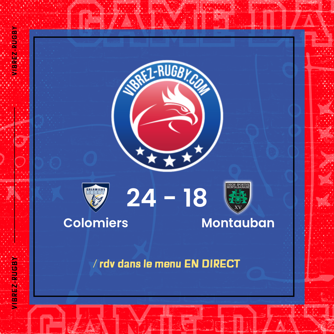 résultat Colomiers - Montauban
