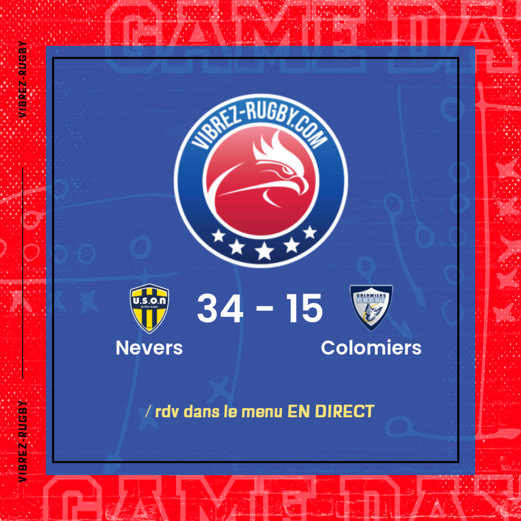 résultat Nevers - Colomiers