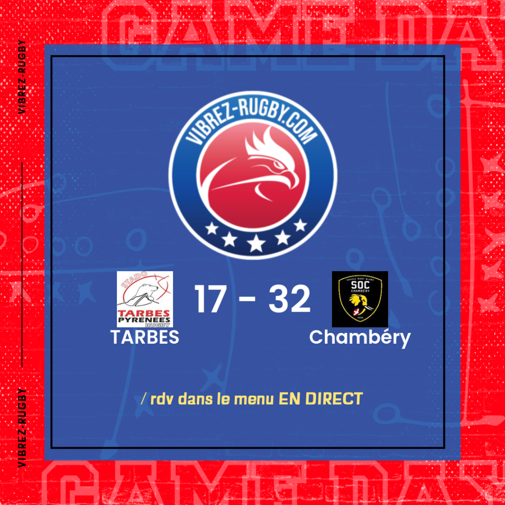 résultat Tarbes - Chambéry