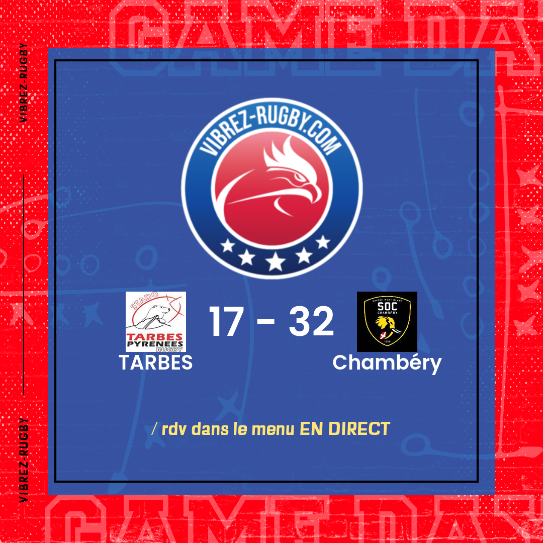 résultat Tarbes - Chambéry