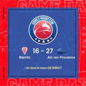 résultat Biarritz - Aix-en-Provence