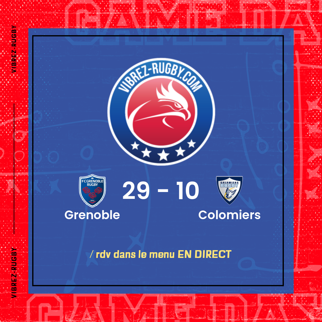 résultat Grenoble - Colomiers
