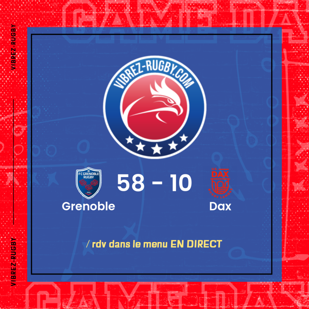 résultat Grenoble - Dax