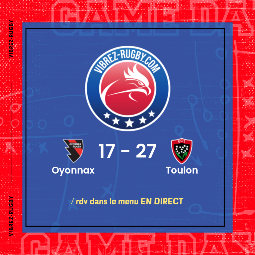 résultat Oyonnax - Toulon