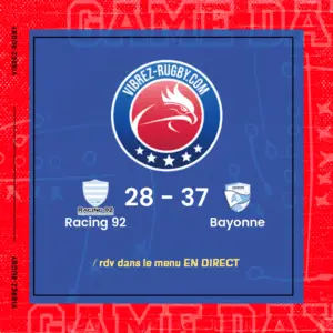 résultat Racing 92 - Bayonne