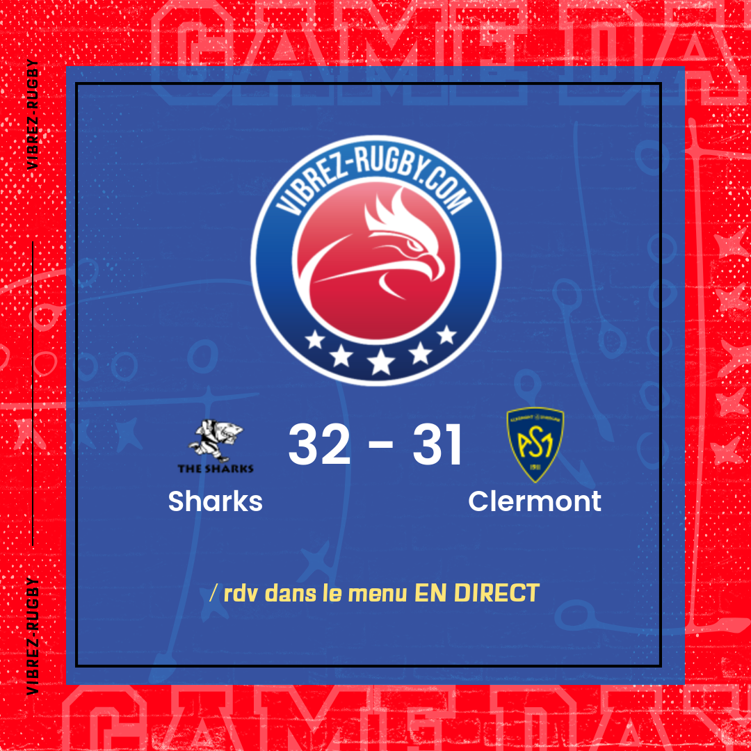 résultat Sharks - Clermont