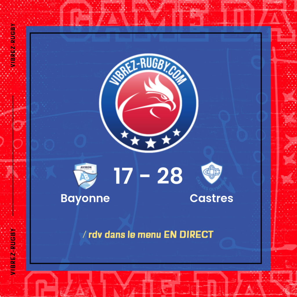 résultat Bayonne - Castres