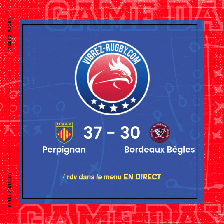 résultat Perpignan - Bordeaux Bègles