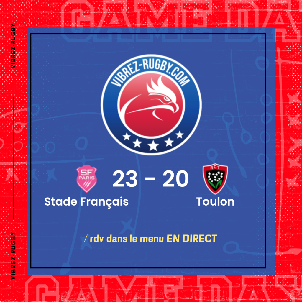 résultat Stade Français - Toulon