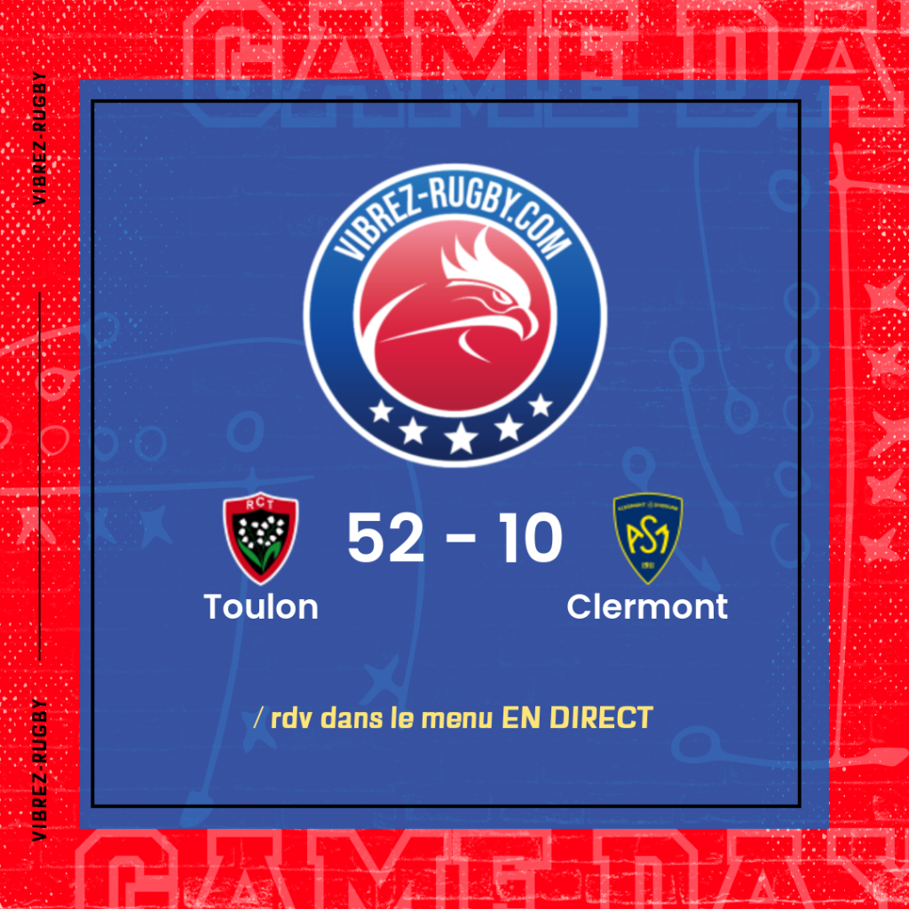 résultat Toulon - Clermont