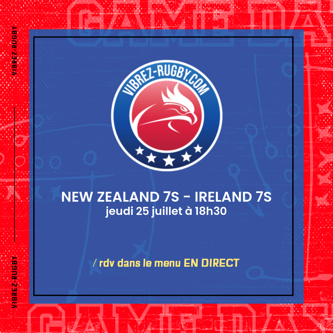 New Zealand 7s - Ireland 7s en direct