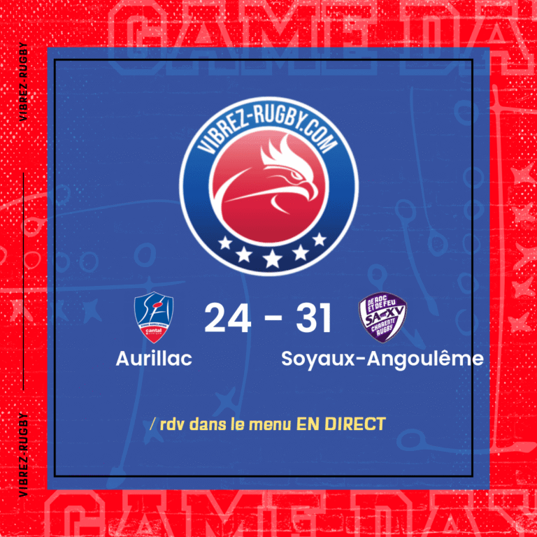 r&eacute;sultat Aurillac - Soyaux-Angoul&ecirc;me