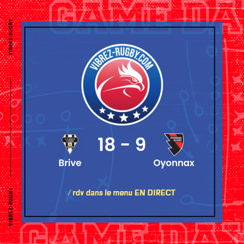 résultat Brive - Oyonnax