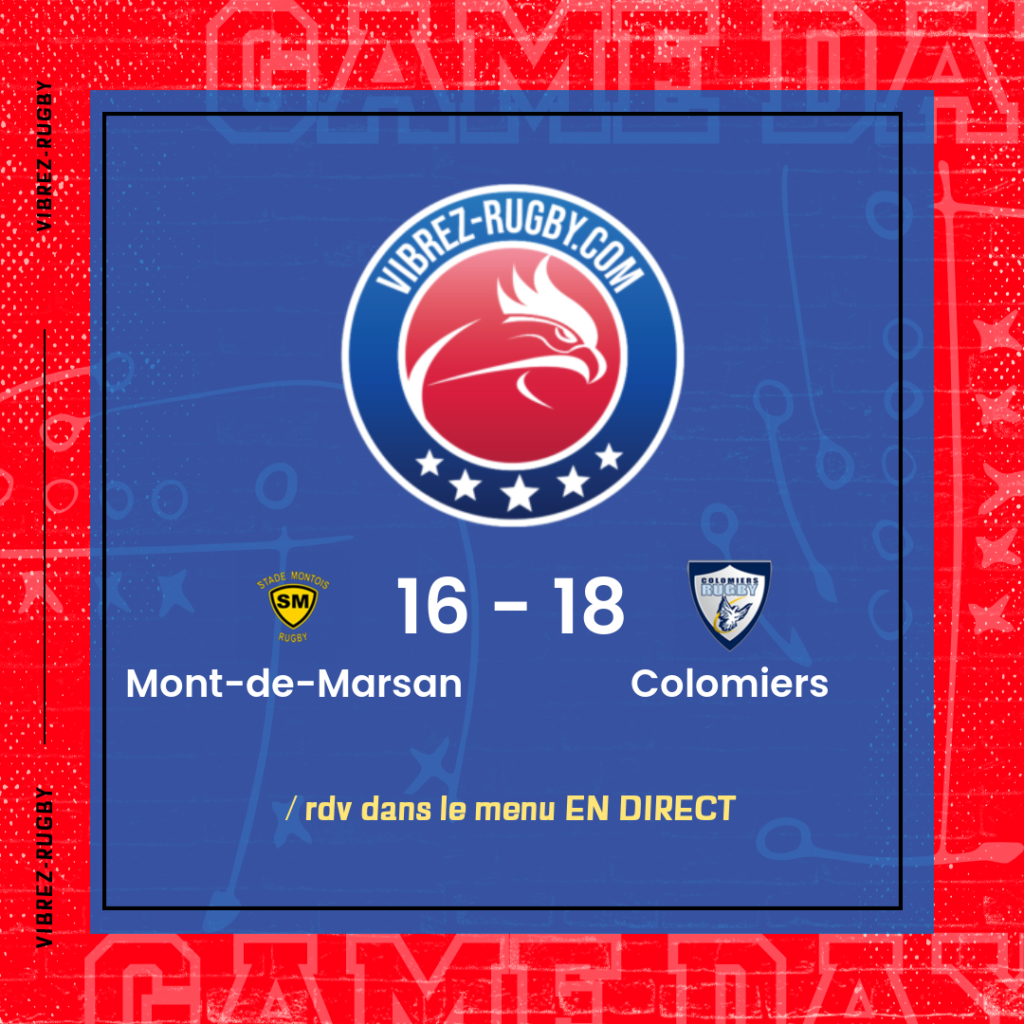 résultat Mont-de-Marsan - Colomiers