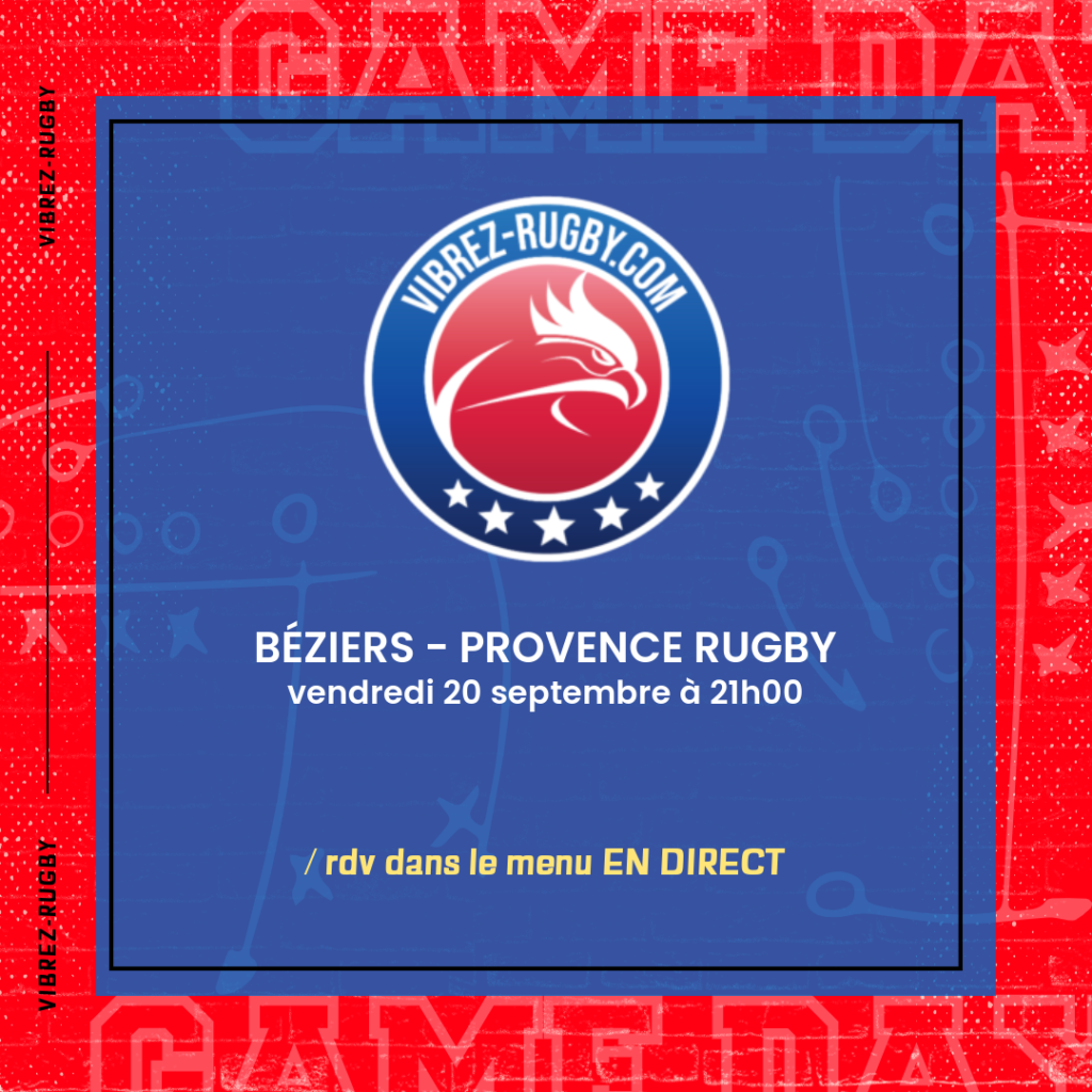 Béziers - Provence Rugby en direct