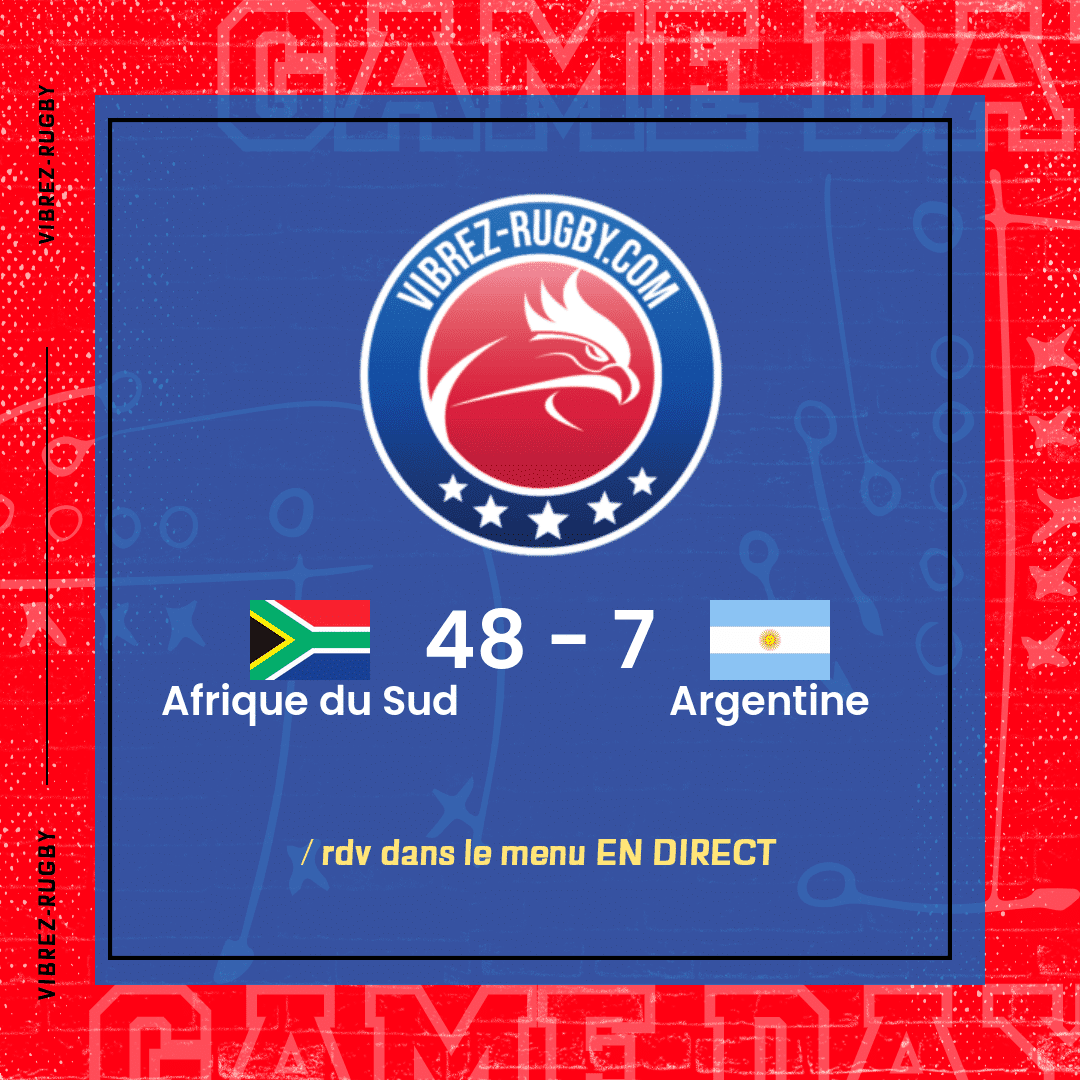 Résultat Afrique du Sud – Argentine: 48-7