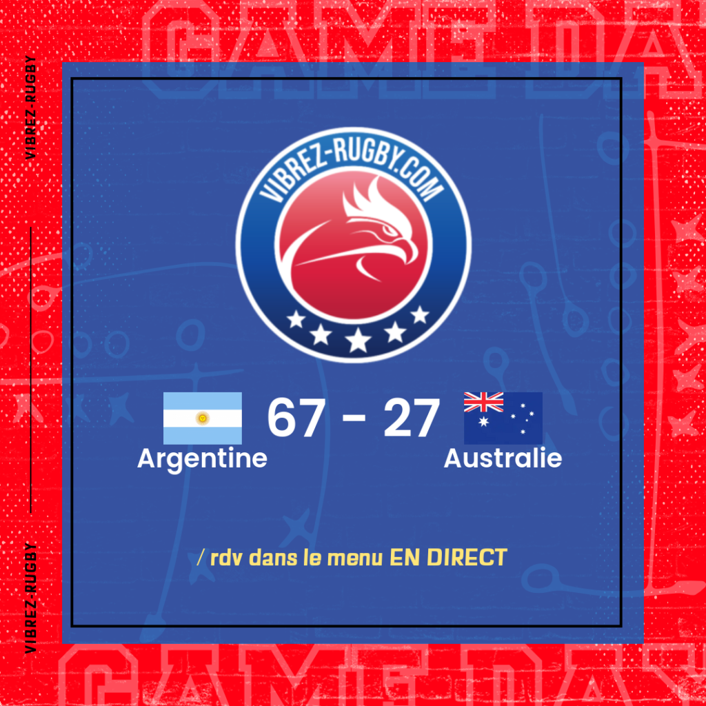 résultat Argentine - Australie