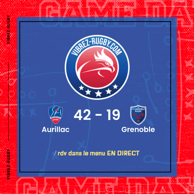 résultat Aurillac - Grenoble