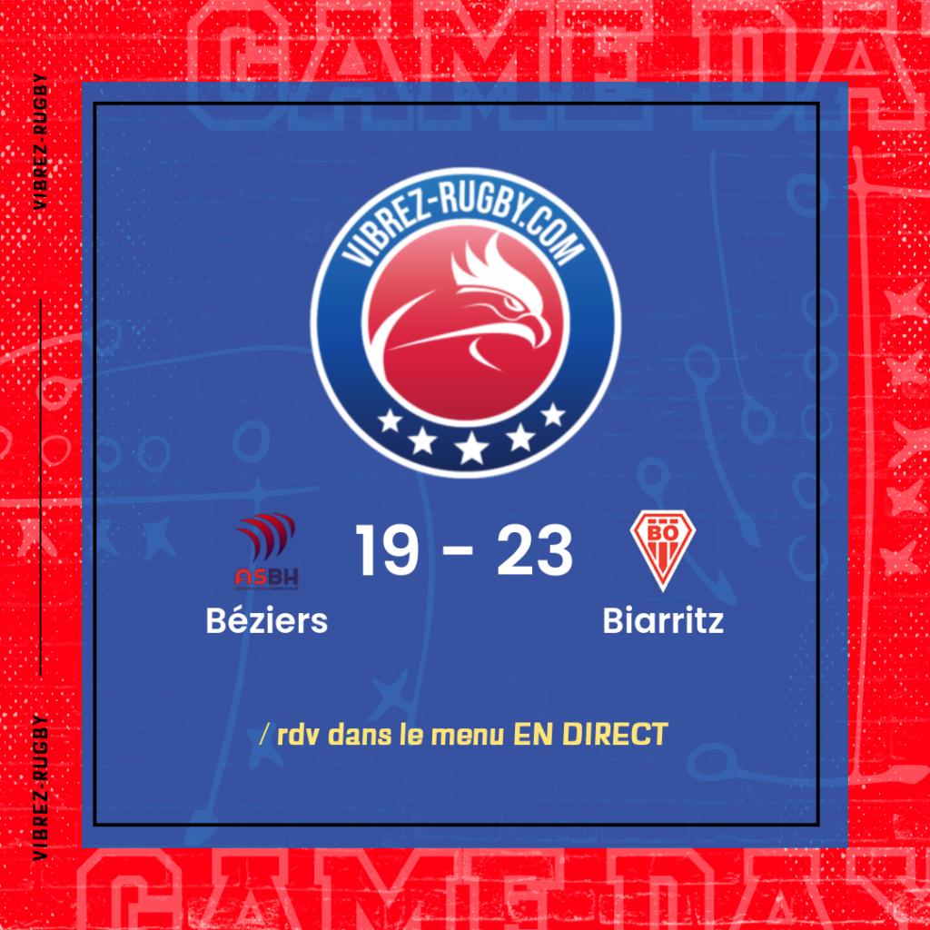 résultat Béziers - Biarritz