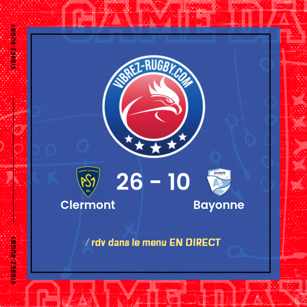 résultat Clermont - Bayonne