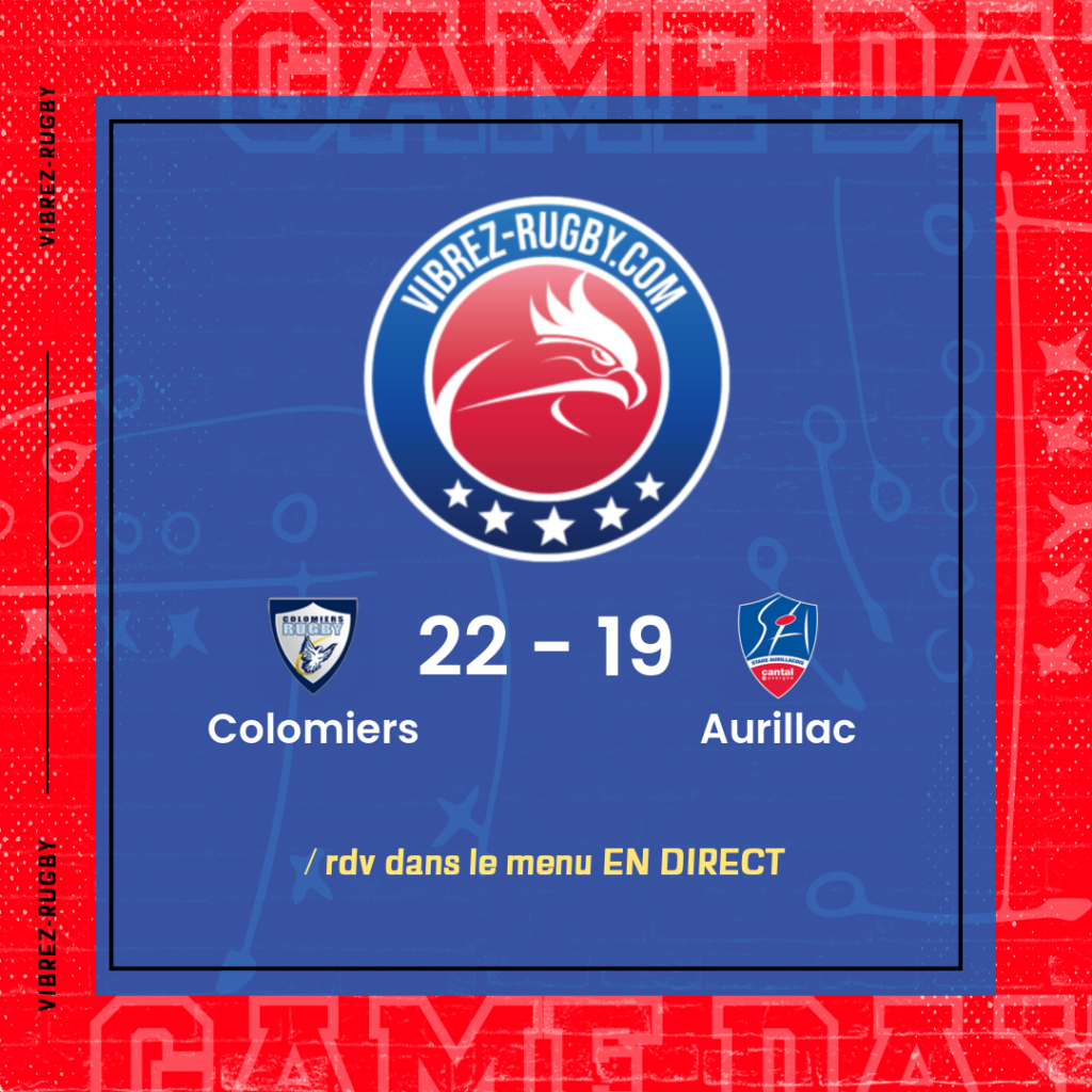 résultat Colomiers - Aurillac