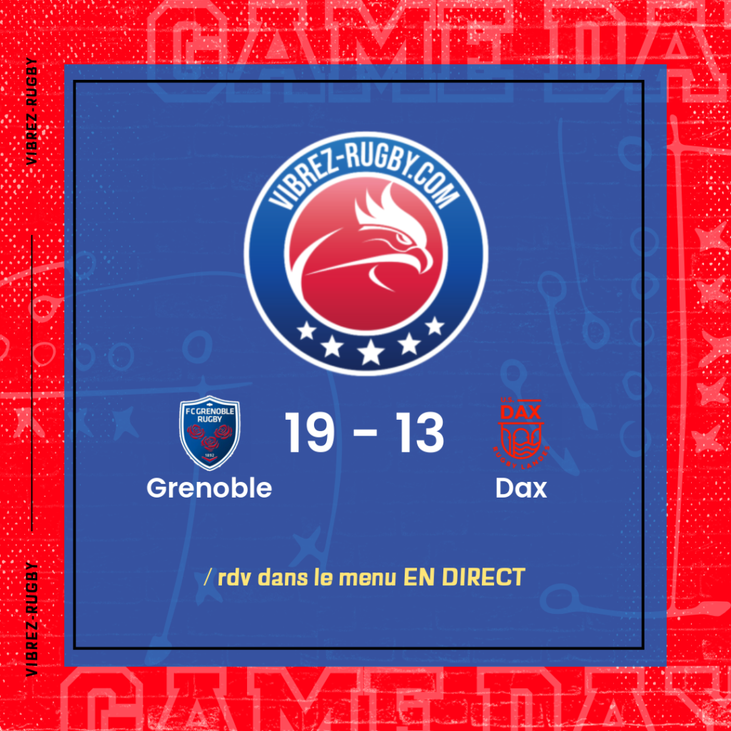 résultat Grenoble - Dax